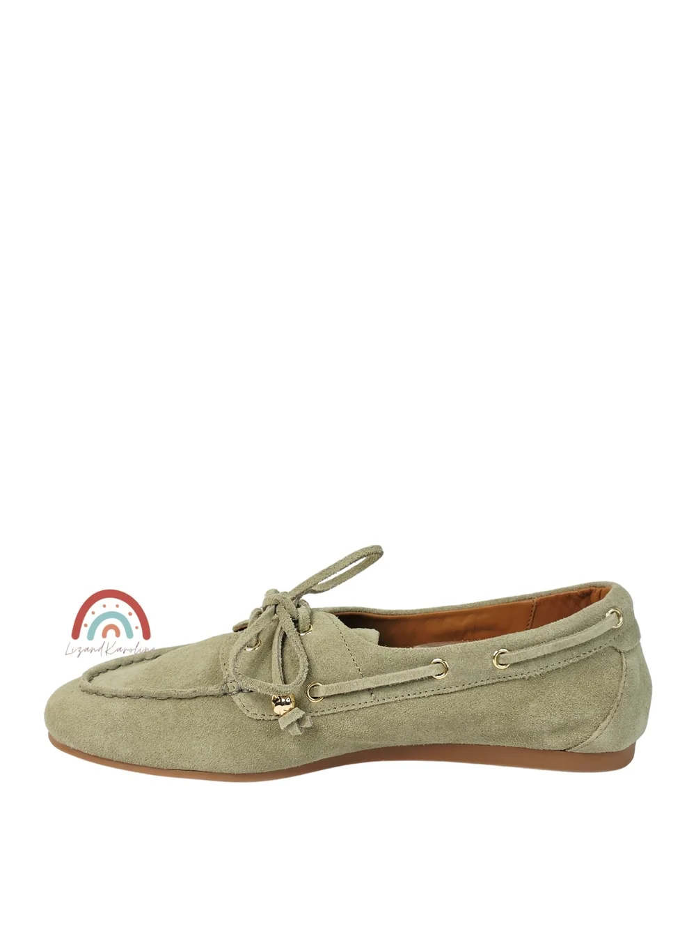 New! Madewell The Jamie Boat Shoe in Leather Suede Pale Fatigue 9 - Picture 7 of 15